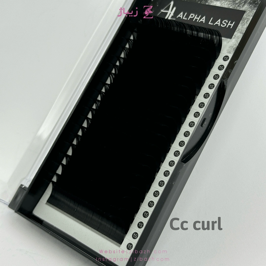 پالت مژه ALPHA LASH مدل CC غیر فست فن ضخامت 0.7 – 20 لاین میکس سایز