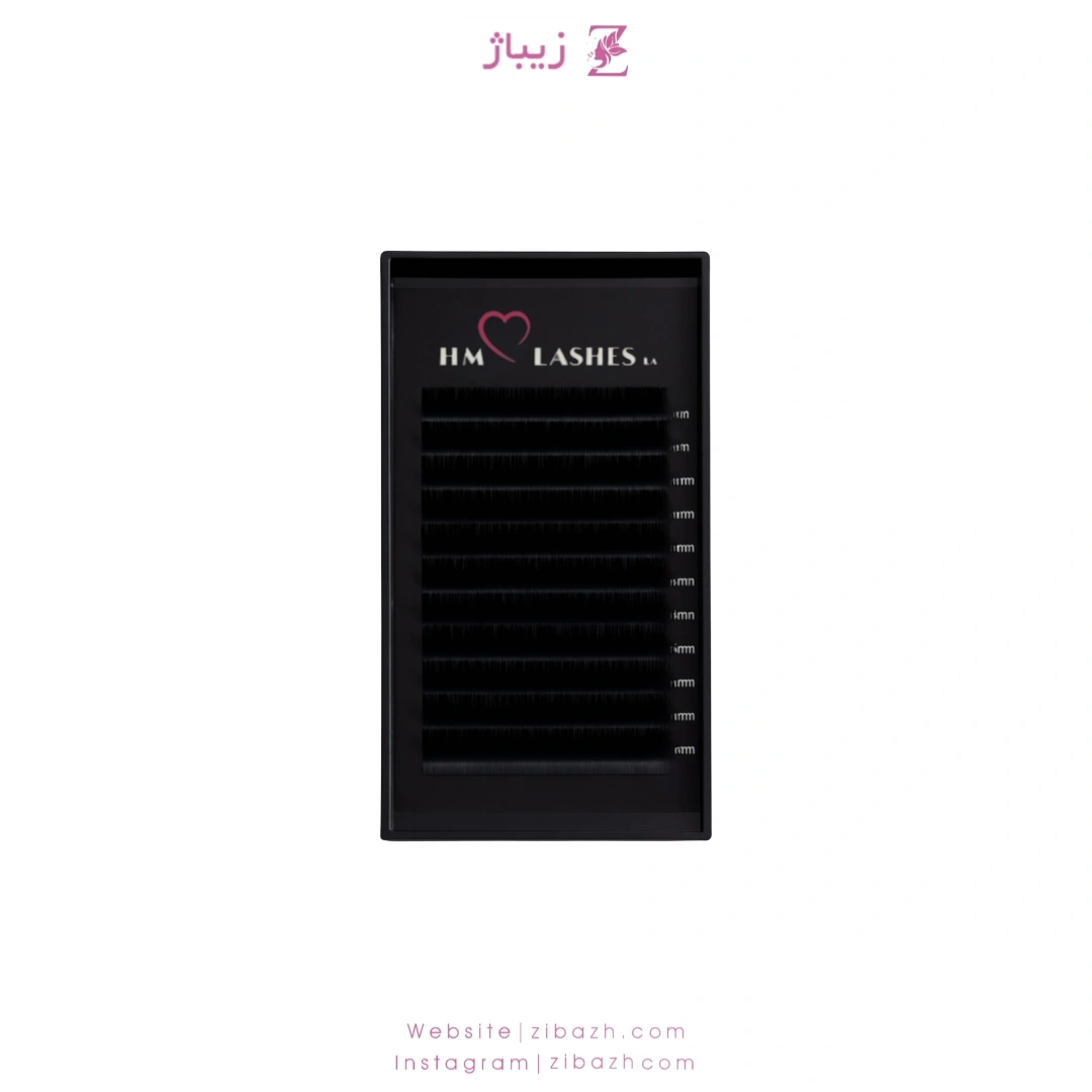 پالت مژه HM مدل CC فست فن ضخامت 0.7 – 12 لاین (سایز 18-8)