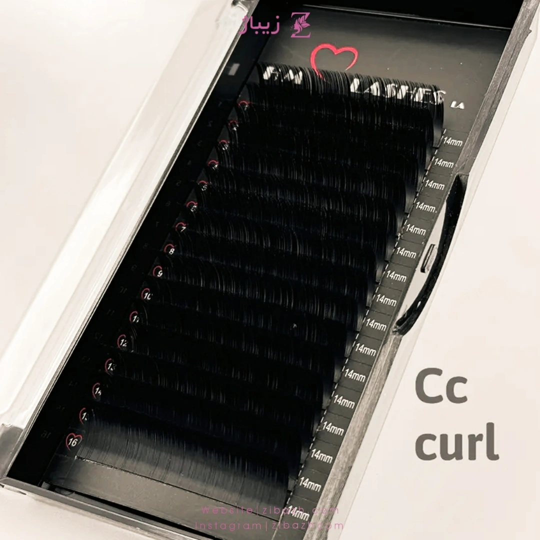 پالت مژه HM مدل CC فست فن ضخامت 0.7 – 12 لاین (سایز 18-8)