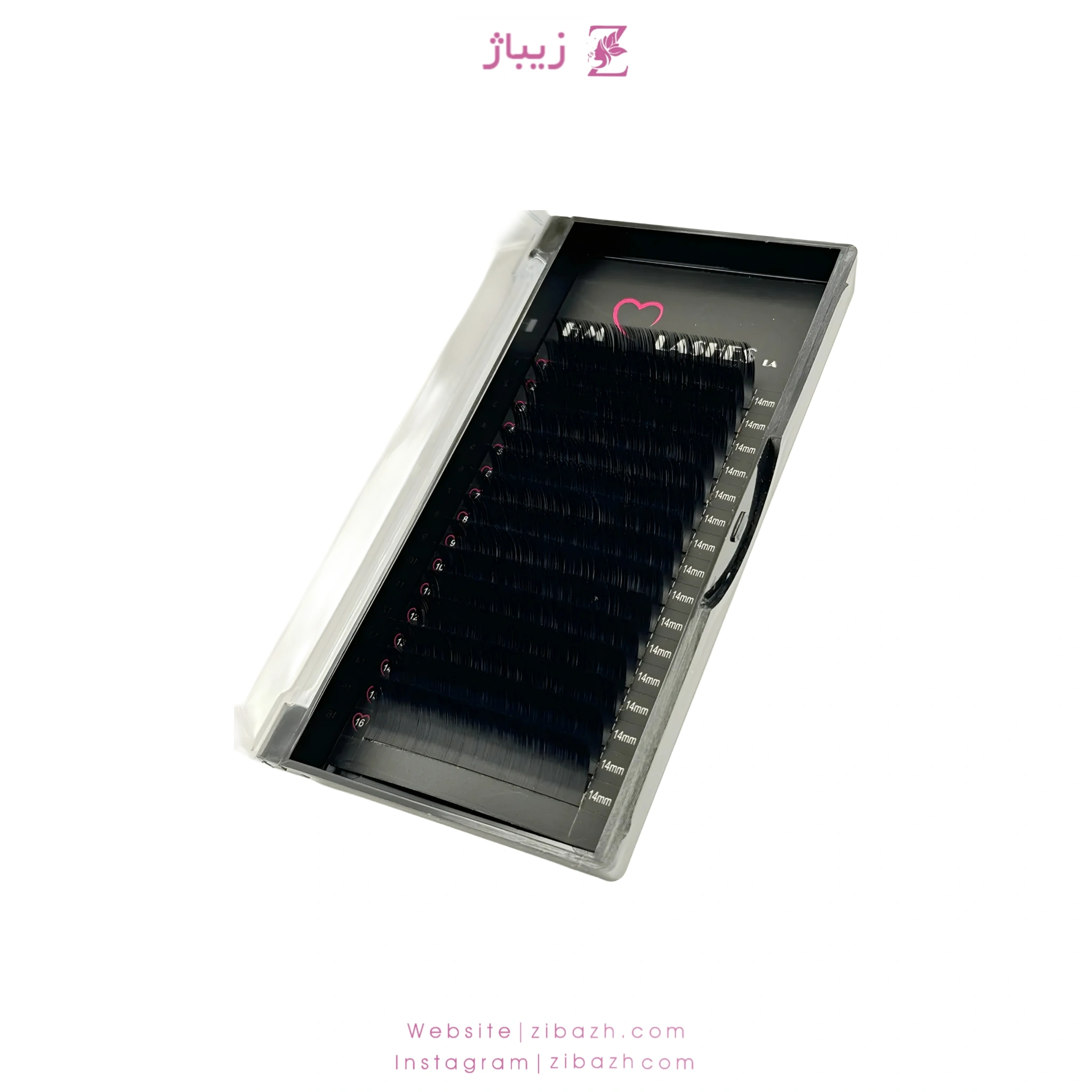 پالت مژه HM مدل CC فست فن ضخامت 0.7 میکس سایز – 12 یا 16 لاین