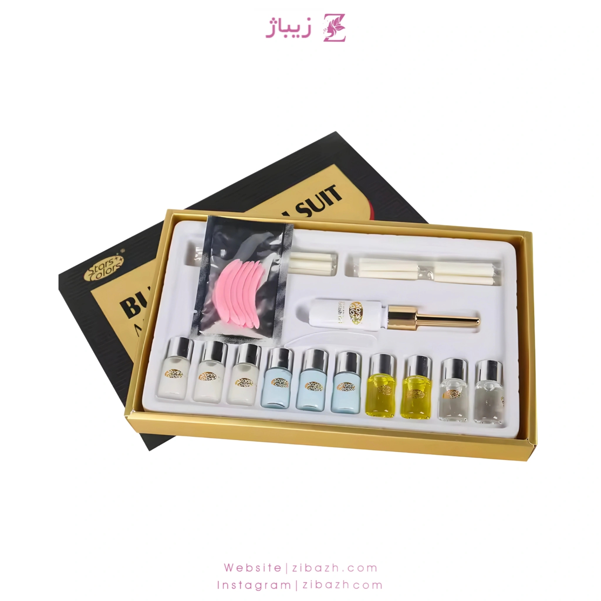 پک لیفت مژه و ابرو استار کالرز مدل Beautiful Eyelashes