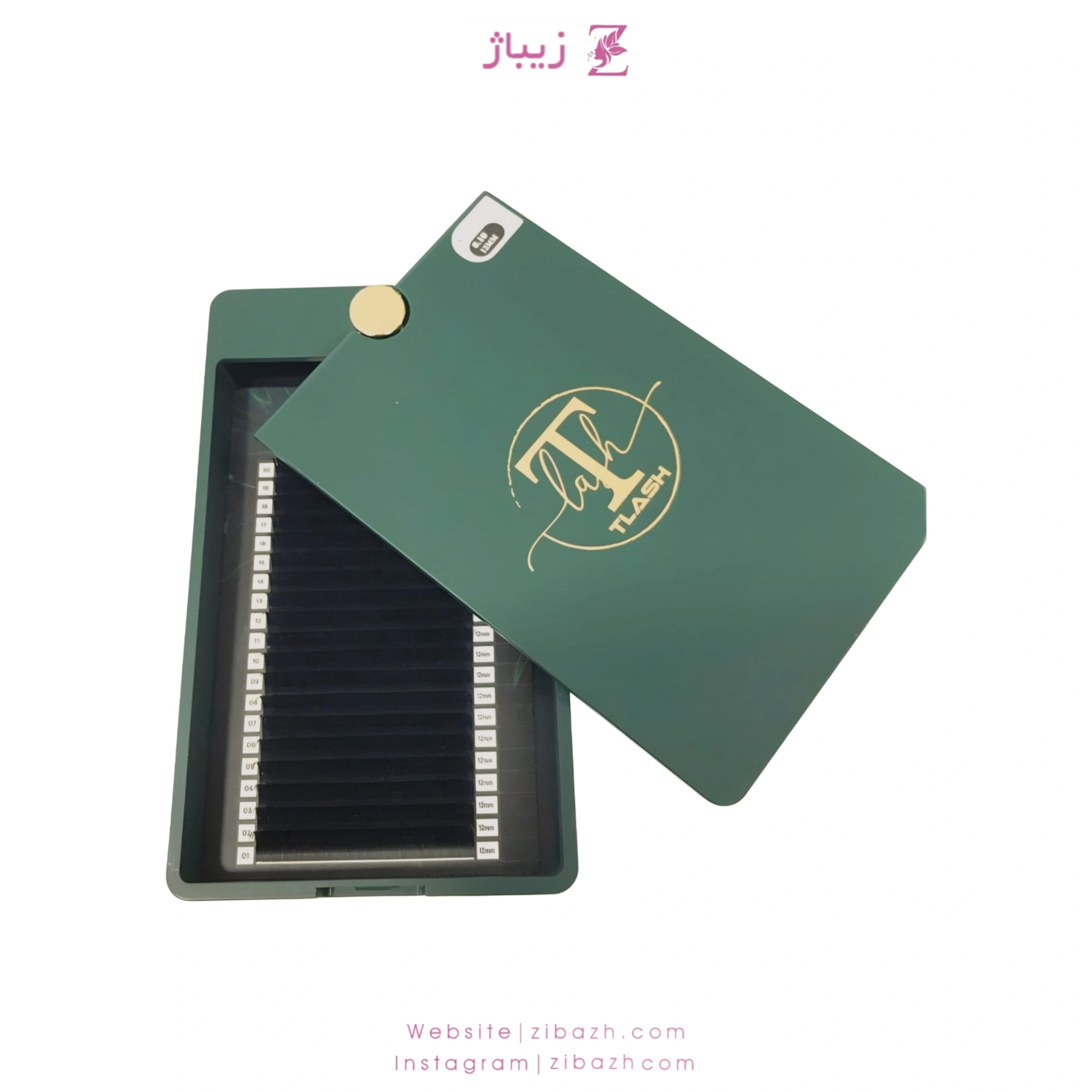 پالت مژه TLASH مدل CC غیر فست فن ضخامت 0.7 – 20 لاین (سایز 16-6)