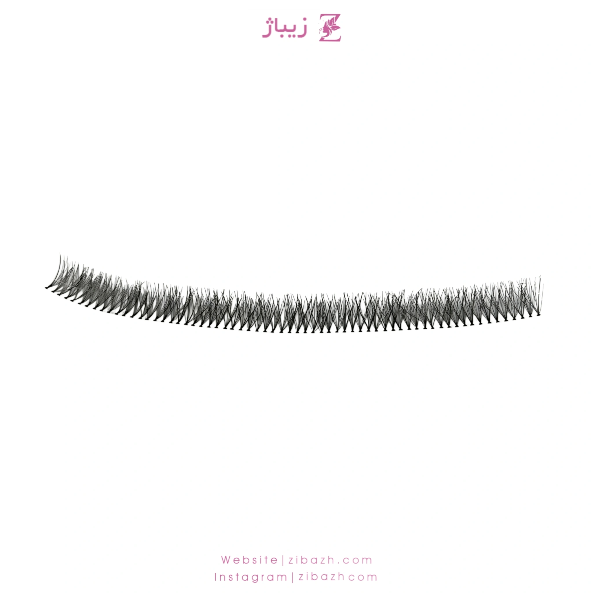 مژه ریسه‌ ای معمولی کاشت موقت (سایز 8 تا 16)