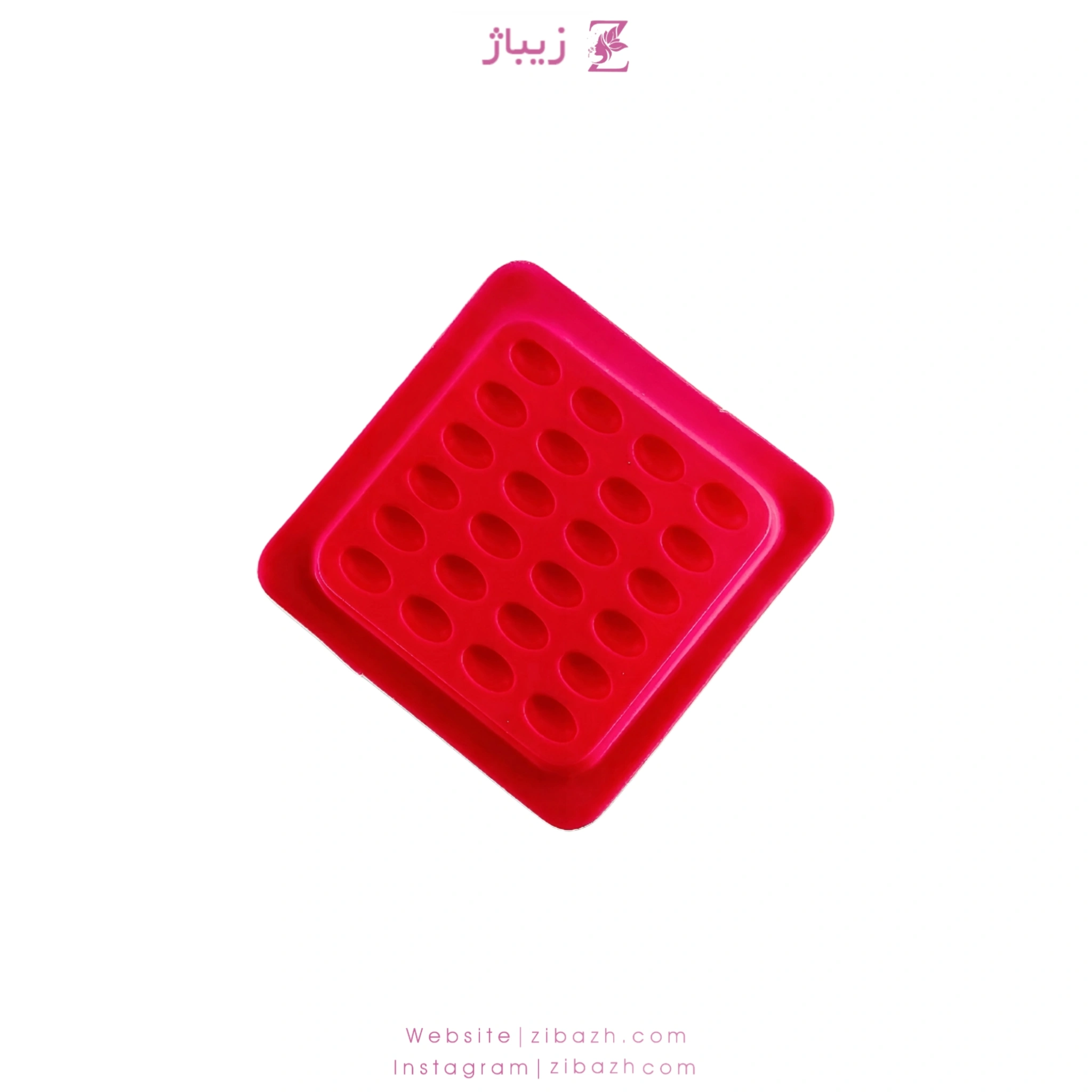 self_adhesive_teardrop_eyelash_glue_holder_pack_of_100_zibazh_com جا چسبی مژه اشکی پشت چسبدار 100 عددی