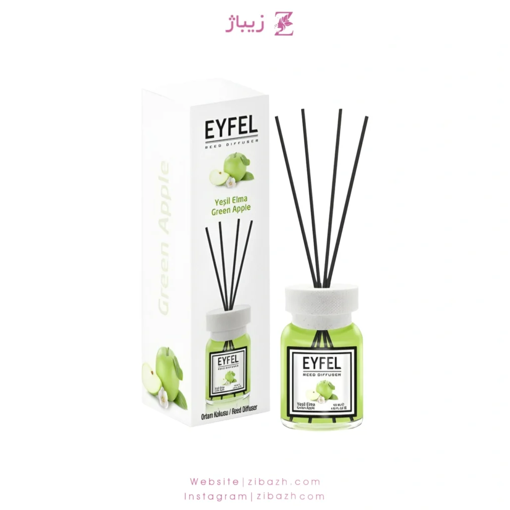 خوشبو کننده ایفل سیب ترش 120 میل اصلی ترکیه ای Eyfel 120ml Original Turkey Green Apple
