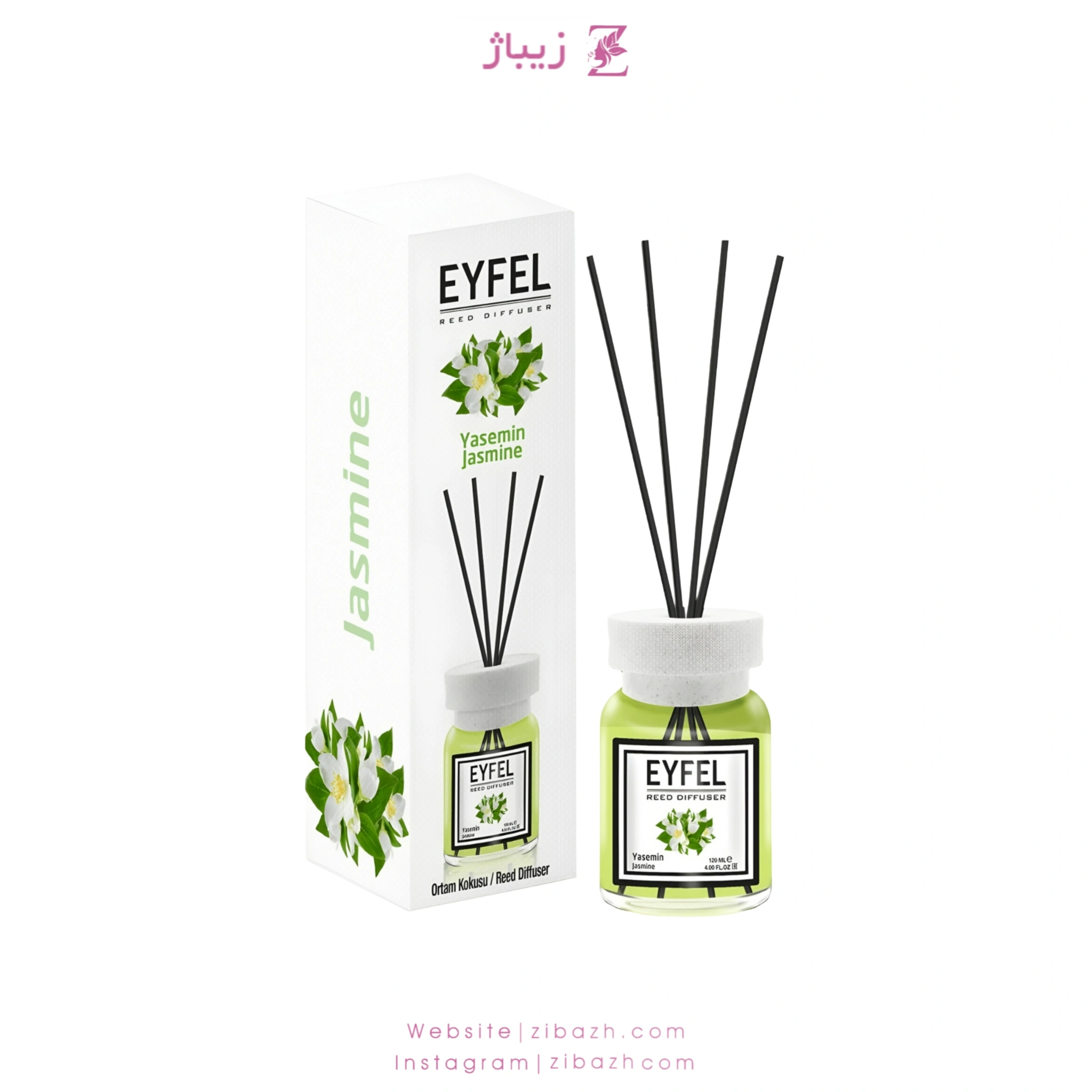 eyfel_jasmine_air_freshener_120ml_original_turkey2_zibazh_com خوشبو کننده ایفل یاسمین گل یاس سفید 120 میل اصلی ترکیه ای Eyfel 120ml Original Turkey Jasmine