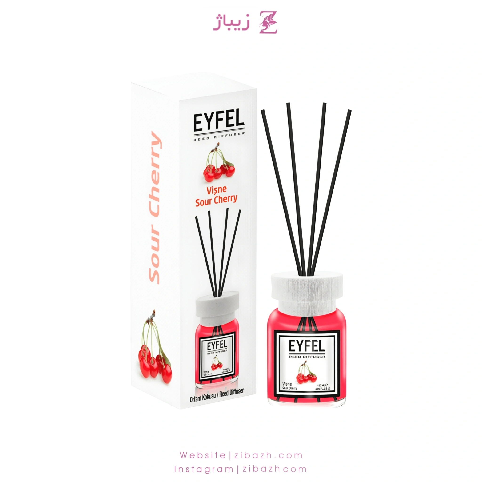 خوشبو کننده ایفل آلبالو 120 میل اصلی ترکیه ای Eyfel 120ml Original Turkey Sour Cherry