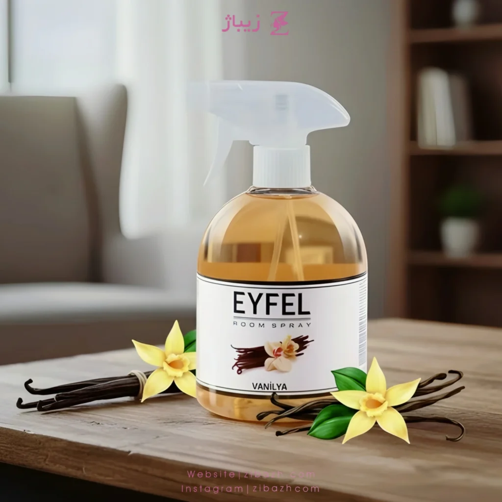 اسپری خوشبو کننده ایفل وانیل 500 میل اصلی ترکیه ای Eyfel 500ml Original Turkey Vanilla