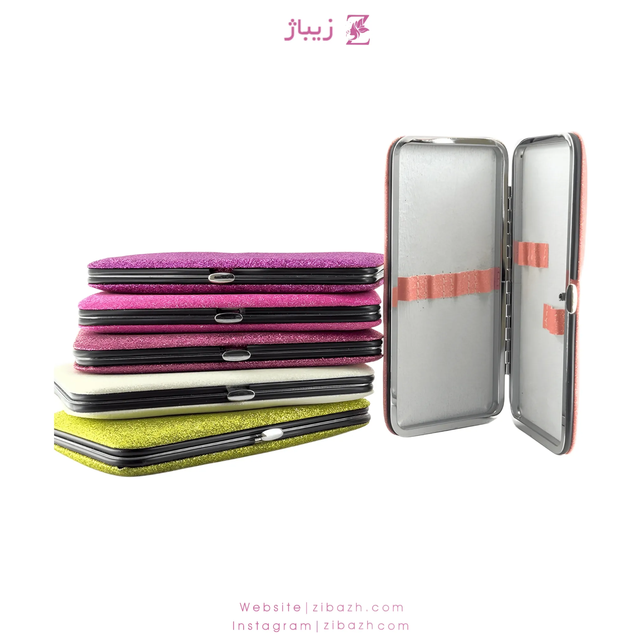 glitter-eyelash-tweezer-protective-case-zibazh-com کیف محافظ پنس مژه اکلیلی