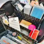 کیف طبقاتی مخصوص لوازم آرایشی و مژه و ابرو