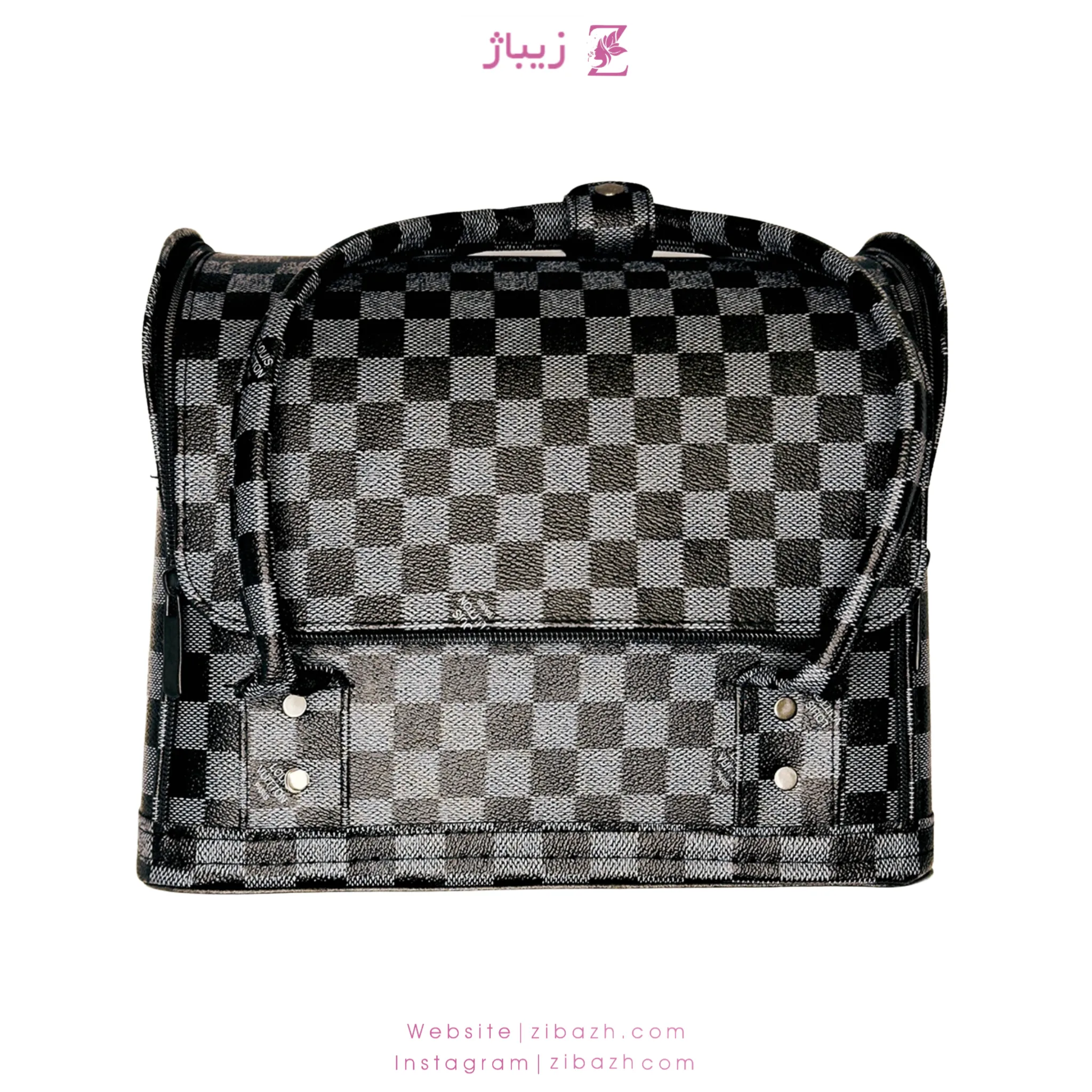 کیف طبقاتی مخصوص لوازم آرایشی و مژه و ابرو