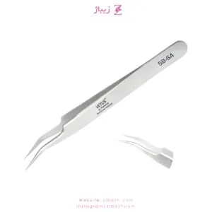 پنس اکستنشن مژه ایزوله غیر دست ساز وتوس مدل 5B-SA سرکج 65 درجه